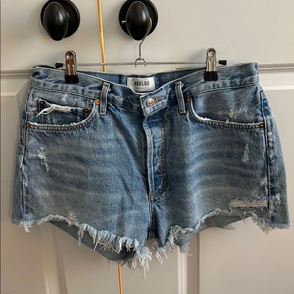 AGOLDE denim jeans shorts size 30
